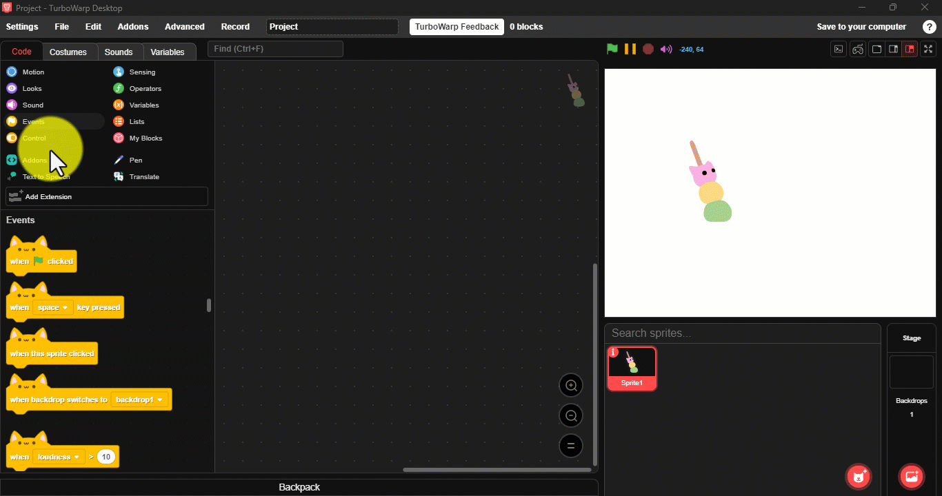 coding a clicker game: unbugged vs bugged